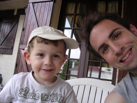 je suis avec mon pote guigui